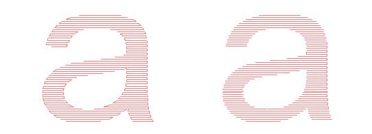 使用激光打標(biāo)機打碼文字時填充方法說明